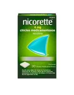 Nicorette 4 MG [30 chicles medicamentosos de nicotina] | Comprar online | BadaFarma