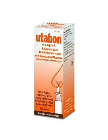 UTABON: ▷ Descongestivo nasal con oximetazolina | Comprar | BadaFarma