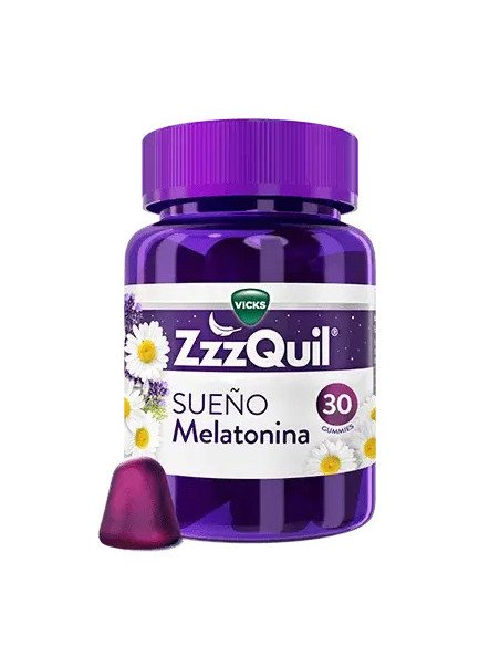 ZzzQuil | Gummies de melatonina para dormir sabor frutas del bosque