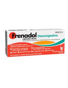 ▷ Frenadol Descongestivo [16 cápsulas] | BadaFarma