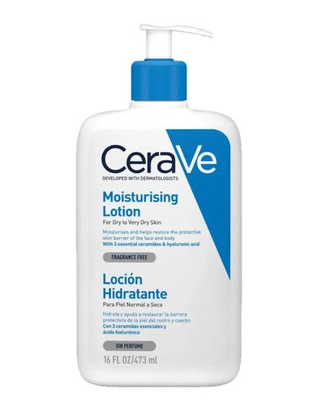 CeraVe Loción hidratante para rostro y cuerpo 473ML