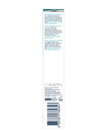 CeraVe: ▷ Gel control imperfecciones [1tubo 40ML] | Etiqueta