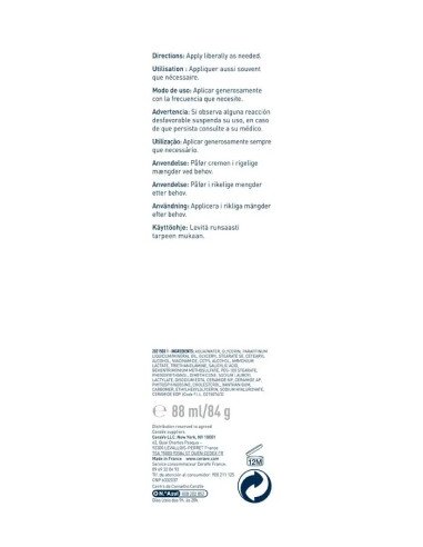 Cerave | SA Crema renovadora de pies [ 88ML ]