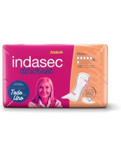 ▷ Indasec | Discreet Maxi [15 unidades]