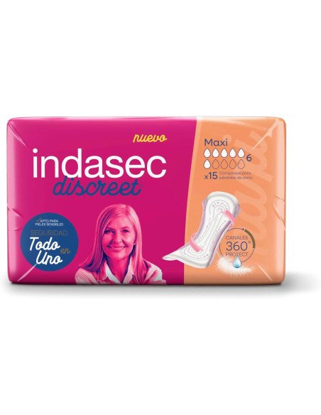 ▷ Indasec | Discreet Maxi [15 unidades]